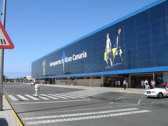Gran Canaria International Airport - inside spain
